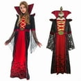 thumbnail image 2 of ZACPNCV Girls Kids Halloween Party Dress Up Set with Hat Skirt for Girls Red 7-8 Years, 2 of 6