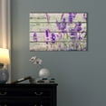 thumbnail image 3 of wall26 Canvas Wall Art - Retro Style Purple Lavender Flowers on Vintage Wood Background Modern Wall Decor Rustic Home Decoration - 12" x 18", 3 of 4
