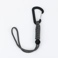 thumbnail image 2 of Hebilla de mochila de alta resistencia, buena capacidad de carga, antipérdida, anillo colgante multifuncional de nailon, ganchos para bolsas, accesorios para exteriores, color gris, 2 of 8