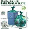 30 Gallon Garbage Bags,AYOTEE 1 Mil Thick Big Garbage Bags 30 Gallon