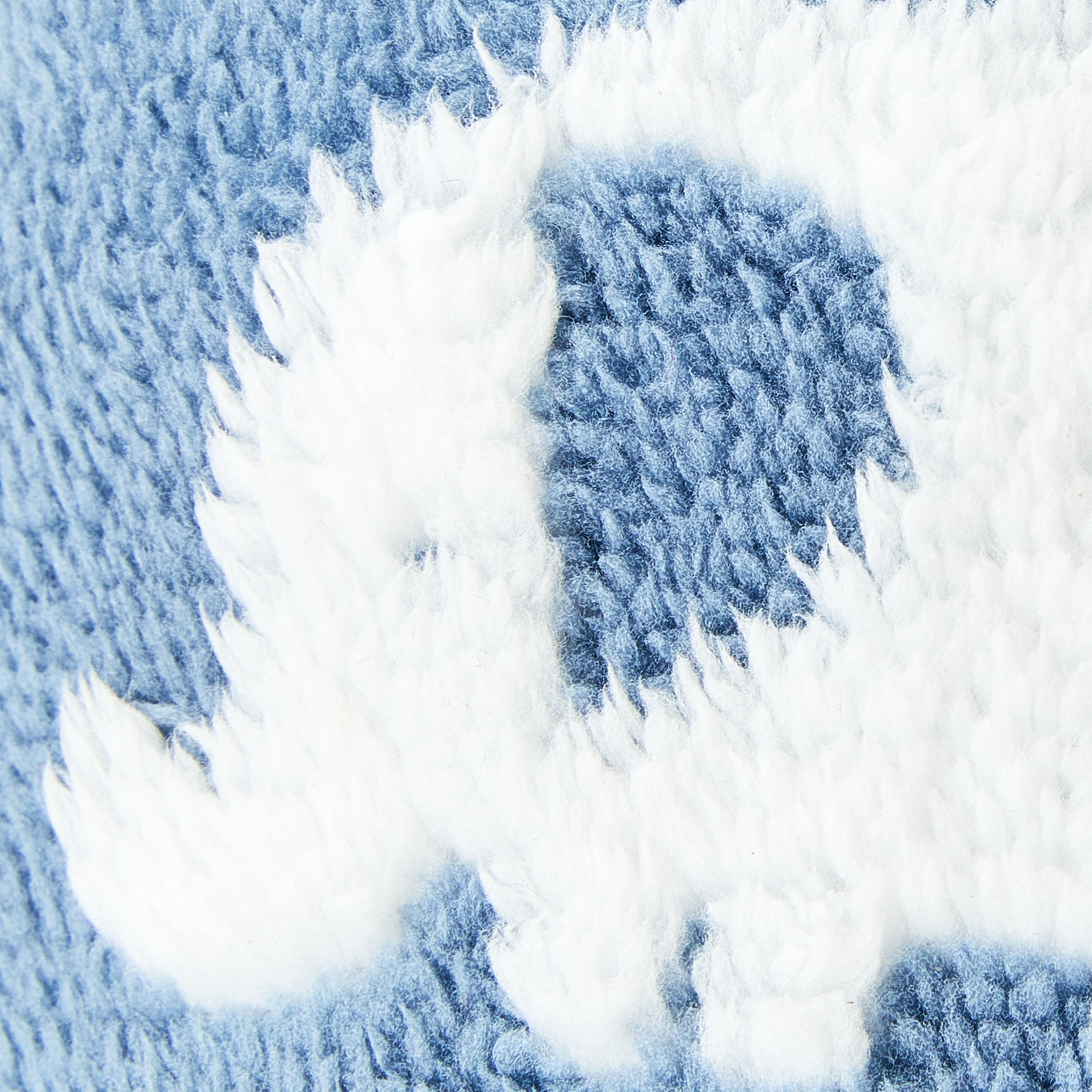 Parent's Choice Blue Texture Elephant Blanket for Infant Boys and Girls, 30" x 40"