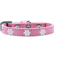 thumbnail image 6 of Dog, Puppy and Pet Widget Fashion Collar, "Snowflakes", 6 of 7