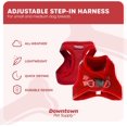 thumbnail image 3 of GFDYREE Step in Dog Harness for Small Dogs No Pull, XX-Small, Red - Adjustable Harness with Padded Mesh Fabric and Reflective Trim - Buckle Strap Harness for Dogs, 3 of 7