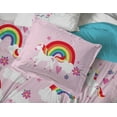 thumbnail image 2 of Sunny Side Up Rainbow Unicorns 4 Piece Toddler Size Bed Set, 2 of 5