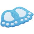 thumbnail image 2 of Cute Foot Pads Soft Microfiber Bathroom Rug Non Slip Doormat Cute Large Doormat Absorbent Carpet for Bedroom Kitchen Carpet, 2 of 7