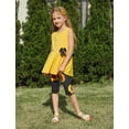 thumbnail image 2 of Conjunto para Niñas PATPAT de Vestido Amarillo con Girasoles y Shorts Talla 7-8, 2 of 8