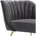 thumbnail image 4 of Meridian Furniture Margo Grey Velvet Chaise, 4 of 4