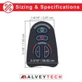 thumbnail image 4 of AlveyTech Keypad for 4 Key VR2 Joystick Controller - Pad for Drive, Golden, Jazzy, Merits, and Rascal Electric Mobility Power Chair with VR2 Controllers (RECPART1129 / MBZ00058 / P77909 / 503066), 4 of 8