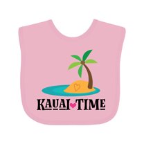 Inktastic Kauai Time Hawaii Island Boys or Girls Baby Bib