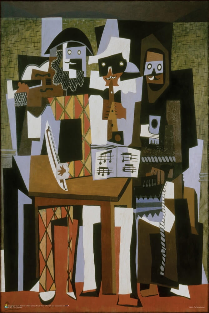 Three Musicians Three Musicians by Pablo Picasso Poster 24