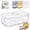 M-C, variant on Produce Freshness Containers with Timer Drainage Yellow Bread Box Storage Fresh Keeping Leak Proof Lid Basket Lettuce Keeper Refrigerator Kitchen Countertop Fruit Fridge Corner Proofing