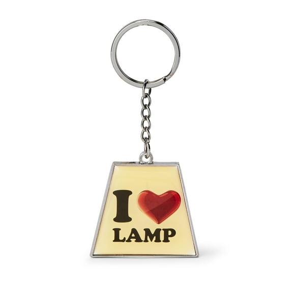 Anchorman The Legend of Ron Burgundy "I Heart Lamp" Keychain