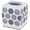 thumbnail image 1 of Avanti Linens Dotted Circles Tissue Cover, White, 1 of 4