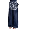thumbnail image 3 of Liyamei Girls Casual Pants with Solid Color and Elastic Waist for Summer Daily Wear Size 8-14 Years, 3 of 5