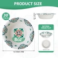 thumbnail image 3 of DTFMZOV Small Paper Bowls 8 oz, Disposable Bowls, Soak Proof, Cut Proof, Microwave Safe, Freezer Safe Datura Flower Snack Bowl for Dessert, Ice Cream, Birthday Party Supplies(30Pcs), 3 of 7
