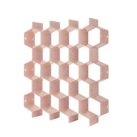 

8Pcs Adjustable Drawer Dividers Honeycomb Organizer for Underwear Socks Bra Wardrobe Board Storage Clapboard Cabinet