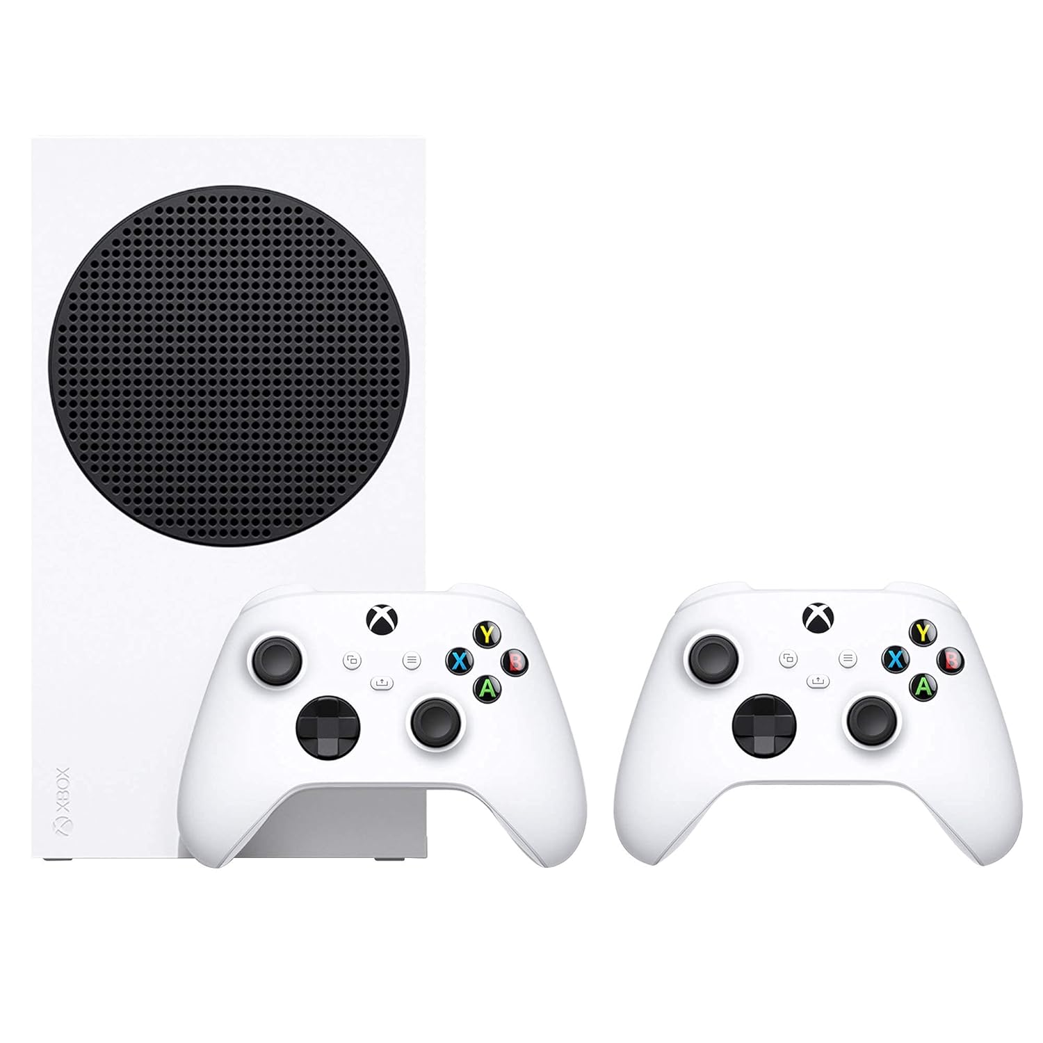 Microsoft Xbox Series S 512GB All-Digital Console, White - 2 Xbox Wireless Controllers, White, 1, 1, 1
