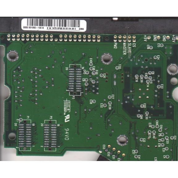 WD400BB-75CAA0, 0000-001092-100 K, WD IDE 3.5 PCB