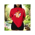thumbnail image 2 of Playera CapyHada – La Capybara Más Mágica del Bosque Ropa Fashion Para Mujer Color Rojo Talla Extra Grande Marca Emil SaEs, 2 of 4