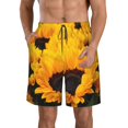 thumbnail image 1 of Fotbe Flower Bush Sunflower Trajes de Baño Estampados para Hombre, Shorts de Verano de Secado Rápido, Ropa de Playa, Bañadores-Large, 1 of 6