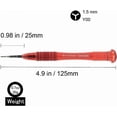 thumbnail image 4 of Screwdriver for , 2.0mm Phillips 1.5mm Y00 Tri-Point Tri Wing Screwdriver Kit for Nintendo Game Consoles Repair, 4 of 4