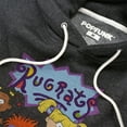 thumbnail image 2 of Rugrats Group Unisex Adult Slim Fit Pull-Over Heather Hoodie, Charcoal, Large, 2 of 5
