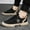 O-Black, variant on Men Low Top Breathable Casual Mens Shoes Slip on Casual Walking Shoes Canvas Casual Mens Shoes Leather Trendy Shoes for Men Casual Leather Shoes for Men Casual Comfort Mens Bass Shoes Casual