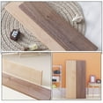 thumbnail image 3 of OULII 2Pcs Wood Board for Mini House Walnut Beech Assorted Color Rectangular for Home Decor 16.70X4.40X0.50Cm, 3 of 8