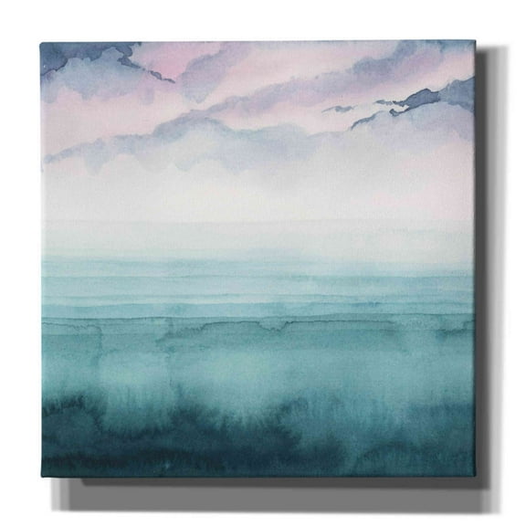 Epic Graffiti 'Dusk on the Bay II' by Grace Popp, Canvas Wall Art, 37"x37"