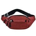 thumbnail image 2 of Puntoco Clearance Backpack Men'S and Women‘S Simple Leisure Oxford Sport Fitness Waist Packs, 2 of 5