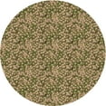 thumbnail image 1 of Ahgly Tapis d'Intérieur Lavable en Machine Carré Transitionnel Rouge Brun, 3 Pieds Carré, 1 of 7