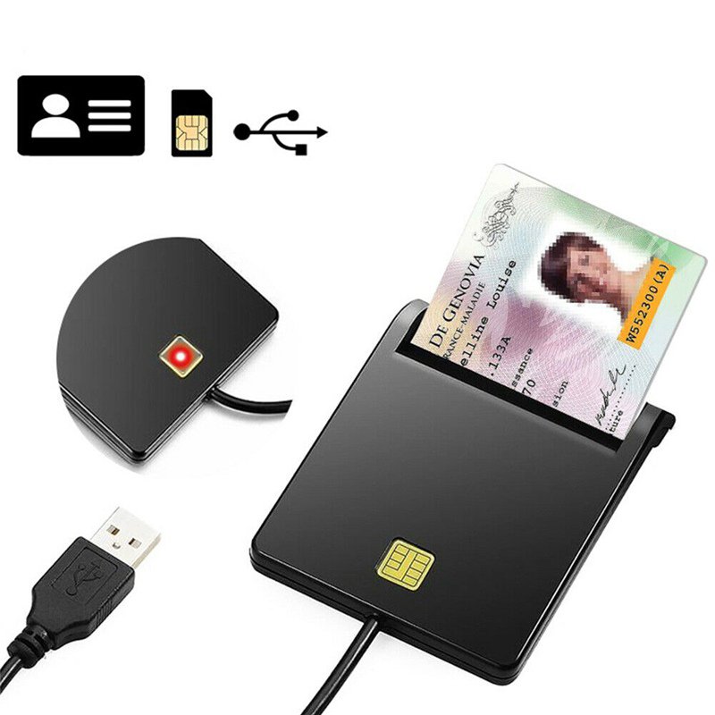 Smart Card Reader Usb 2.0 Smart Card Reader Cac Id Bank Card Sim Card