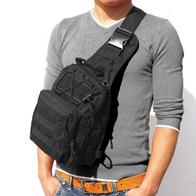 Backpack Outdoor Sports Bags knapsack rucksack Hiking pack shoulder waterproof Camping Travel bag(Black/Grey) - image 3 of 7