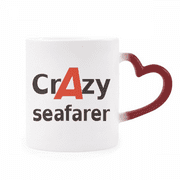 Brief Best Cool Seafarer Navigator Voyager Heat Sensitive Mug Red Color Changing Stoneware Cup