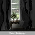 thumbnail image 3 of Lfeey Black out Curtains 63 inch Long, Top Grommets, Light Gray Room Darkening Curtains for Nursery, 2 Panels, 3 of 8