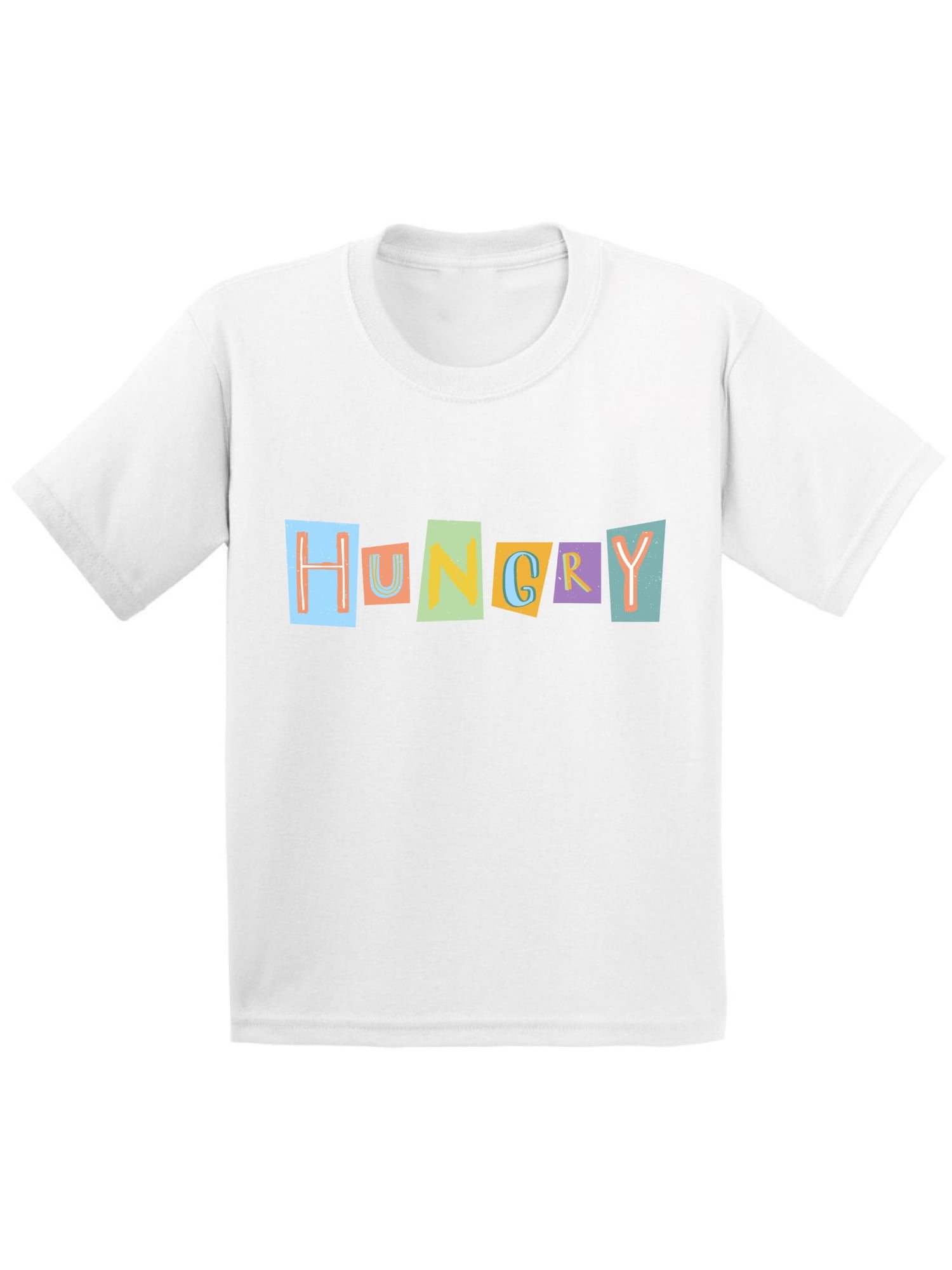 Boys Graphic Tees - Funny Hungry Shirt 