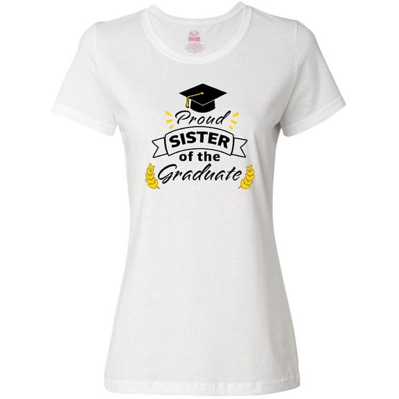 Inktastic Proud Sister of the Graduate-Family Graduation Women's T-Shirt
