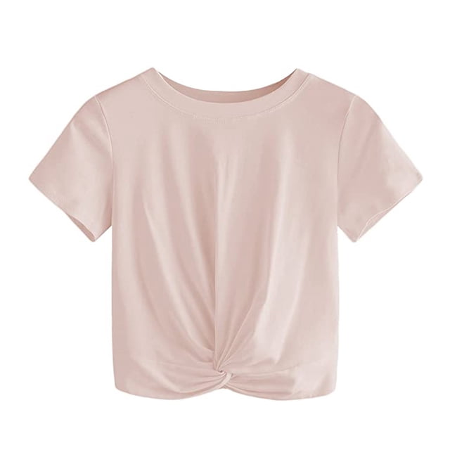SMihono Hauts pour Femmes Débardeur pour Femmes Mode T-Shirt d'Été Uni Sans Manches à Col Rond Décontracté Débardeurs Hauts Débardeurs pour Femmes Hauts d'Été pour Femmes