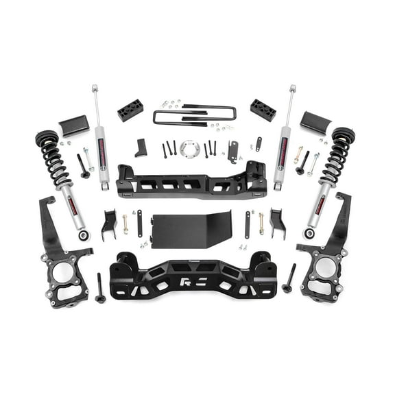 Rough Country 4" Suspension Lift Kit w/N3 Struts for 2014 Ford F-150 4WD - 57431