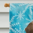thumbnail image 3 of Carolines Treasures BB9435CHF Chocolat Labrador Hiver Drapeau Toile Maison, 3 of 4