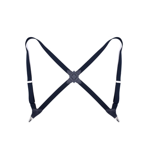 Sonducket Tirantes de poliéster para hombres y mujeres, de moda, coreanos, fáciles de combinar, universales, para adultos, tirantes traseros de Accesorios de disfraces Negro