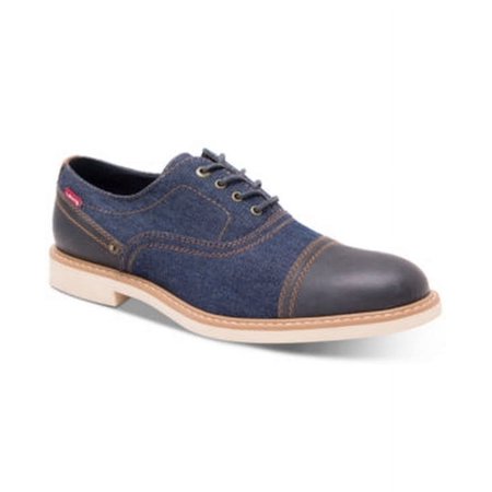 Levis Mens Essex Denim Lace-up Shoes Mens Shoes, Choose Sz/Color: 10/ Navy