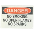 thumbnail image 2 of Danger No Smoking Sign,10 x 14In,ENG BRADY 72118, 2 of 2