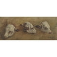thumbnail image 3 of Anders Askevold 18x10 Black Modern Framed Museum Art Print Titled - Study of Calfheads (1858), 3 of 5