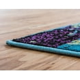 thumbnail image 4 of Unique Loom Aegean Imperial Rug Blue/Black 5' 1" x 8' Rectangle Damask Bohemian Perfect For Living Room Bed Room Dining Room Office, 4 of 4