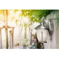 thumbnail image 3 of Design House 517698 Bristol Traditional Indoor/Outdoor Wall Light Dimmable Rain Glass for Entrance Porch Patio, Satin Nickel, 3 of 12