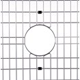 thumbnail image 1 of Rejilla protectora de acero inoxidable GR533 de la marca ALFI para fregaderos de cocina AB532 y AB533 ALFI brand GR533, 1 of 2