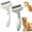 2pcs D, variant on Dematting Comb for Dogs and Cats, Undercoat Rake Pet Brush for Long Hair, Dual-Sided Pet Grooming Brush Removes Tangles Knots and Loose Fur