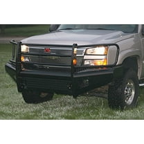 Fab Fours CH05-S1360-1 Black Steel Front Ranch Bumper Fits select: 2003-2007 CHEVROLET SILVERADO