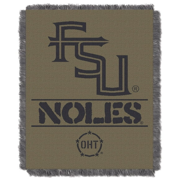 Florida State Seminoles OHT "Rank" Woven Jacquard Throw Blanket, 46" x 60"